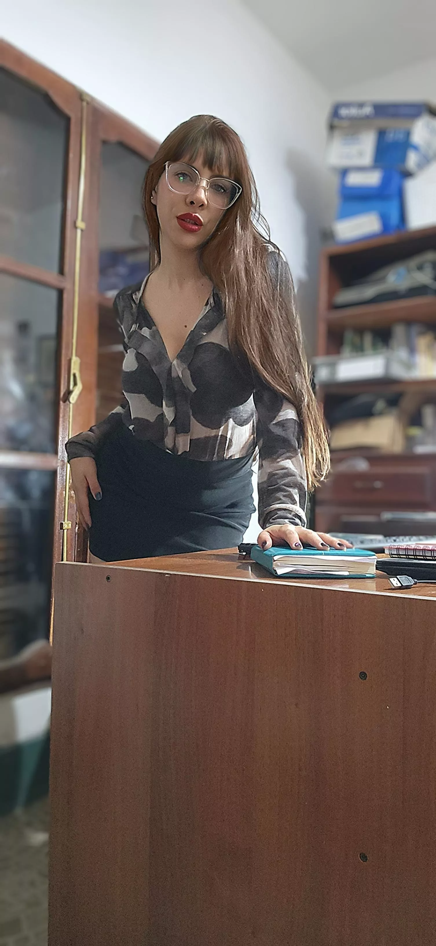 I've got the paperwork ready for today.... Shall we take a break? posted by Nickysweety