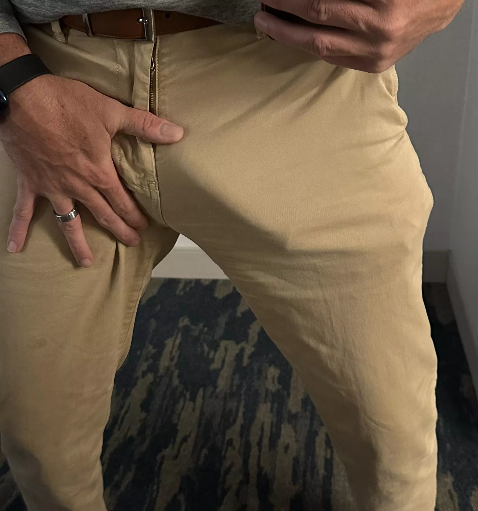 Just got off a long flight, think anyone noticed? posted by ManySpecific5314