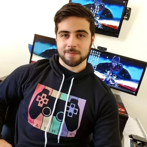Loving this gaymer hoodie. Thought it would be fitting in this subreddit. by flarfnatalia
