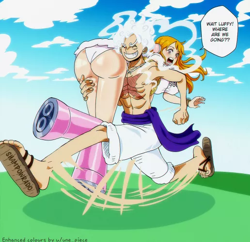 Luffy wants to show Nami his Gear 5 special move 🤩. Name it👇 (Gum Gum Na....👇) by une_piece