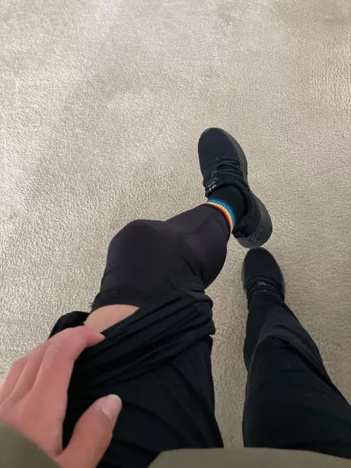 *makes promise to wear thigh highs to school* by FerroTheFemboy