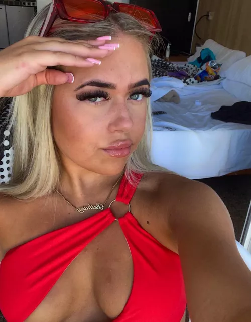 mini bikini on a mini blondie by cherries_rain