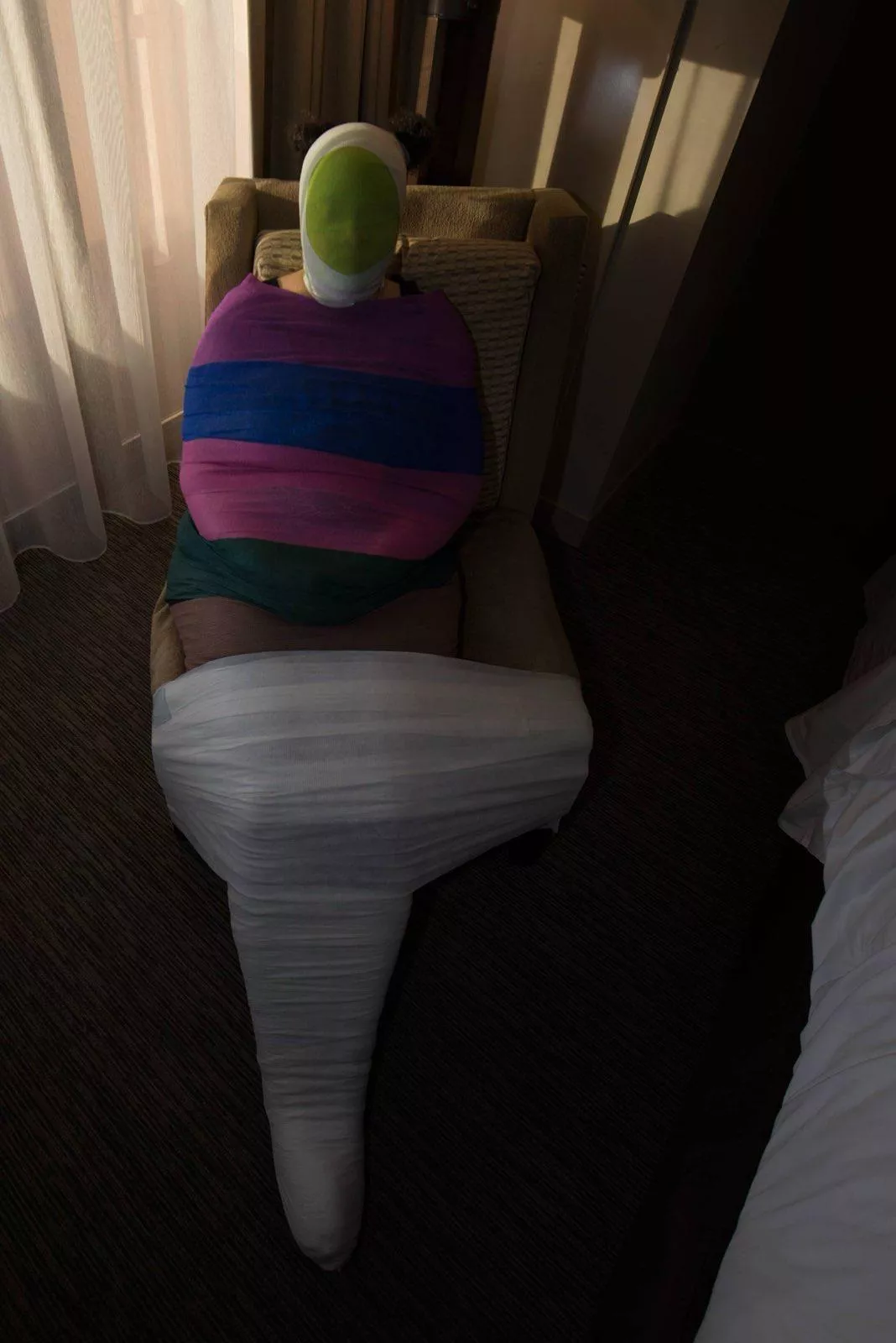 My first time wrapping🖤 posted by Wrennyyy