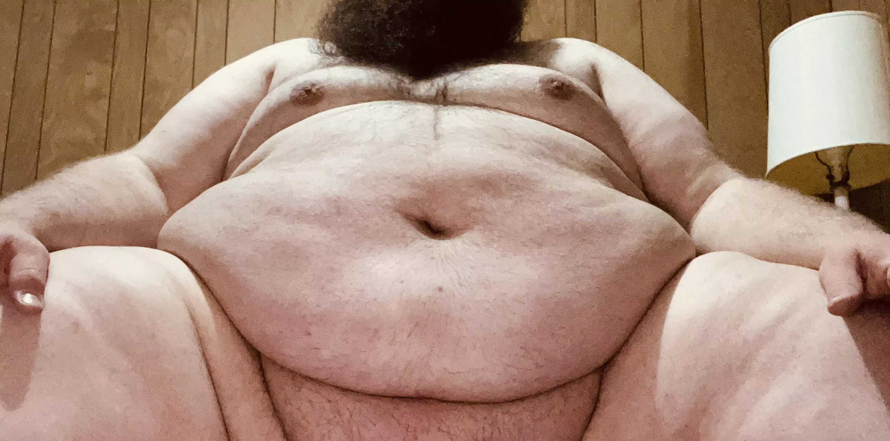 My girlfriend loves to worship my body in this position while she’s on her knees. posted by BeeandBear69