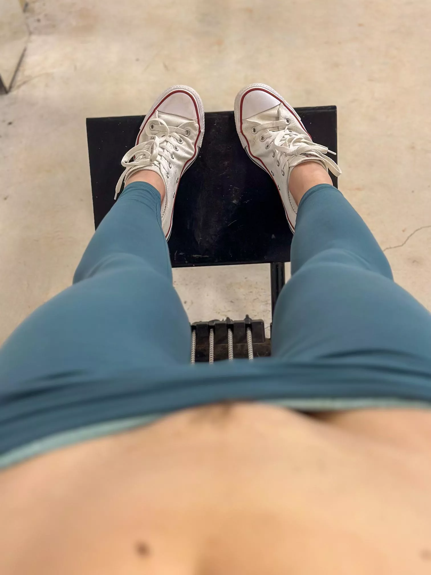 Nothing to look at here..just a girl working out in chucks ;) posted by NuclearGirl79