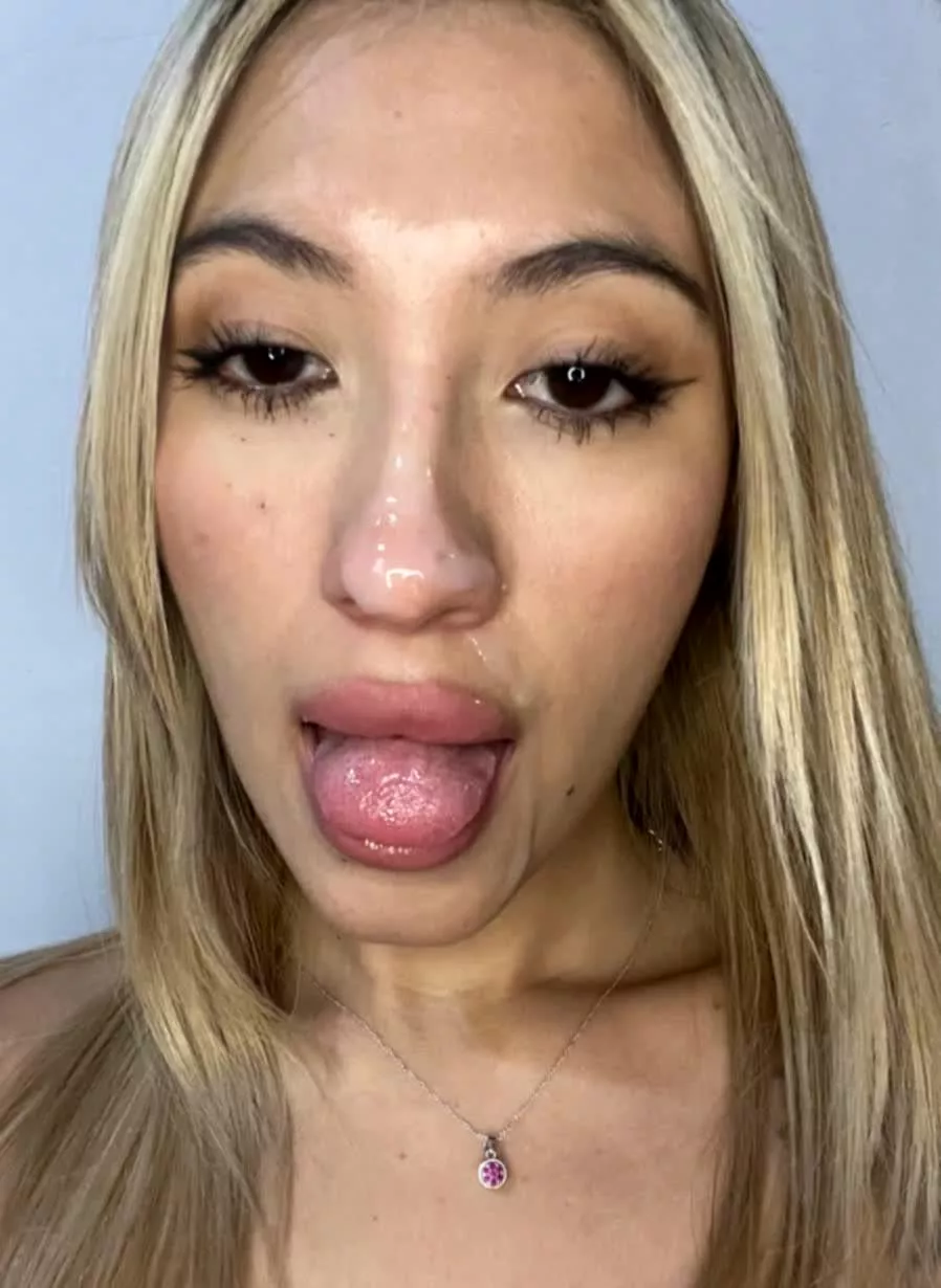 Oops, your cum missed my mouth daddy posted by acoga123