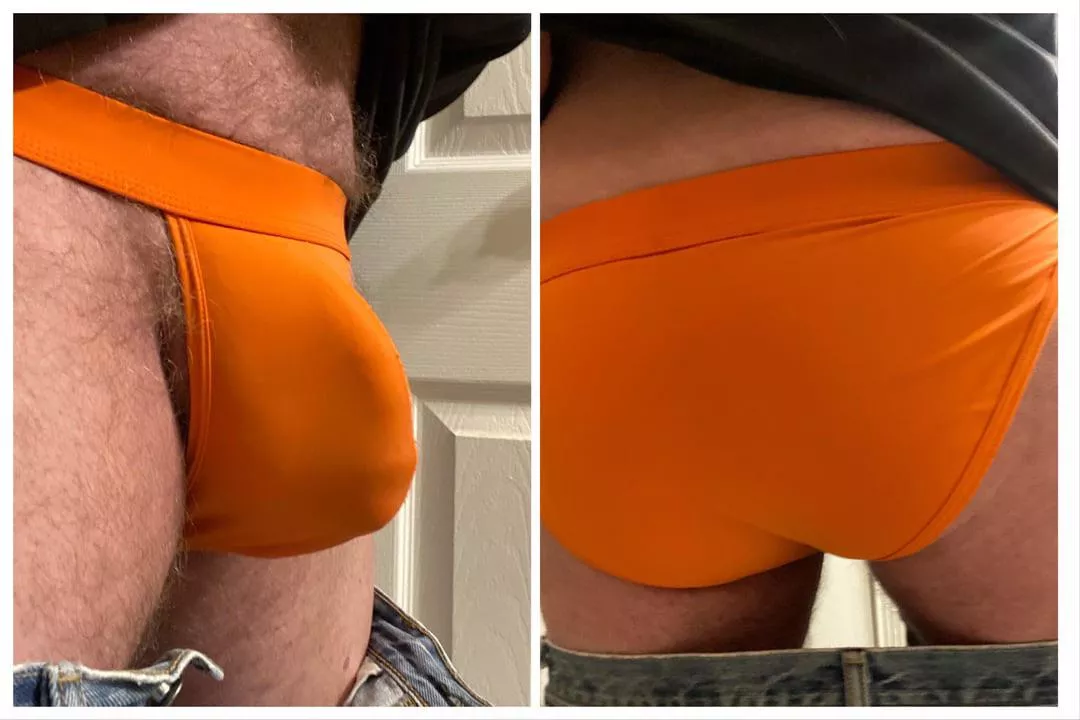 Orange briefs posted by voyeurme