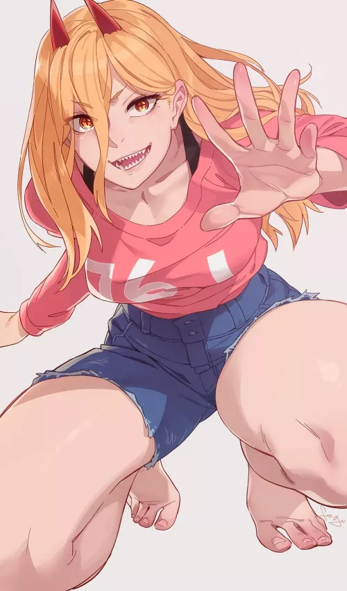 Power's Juicy Thighs (Chainsaw Man) by Csxc