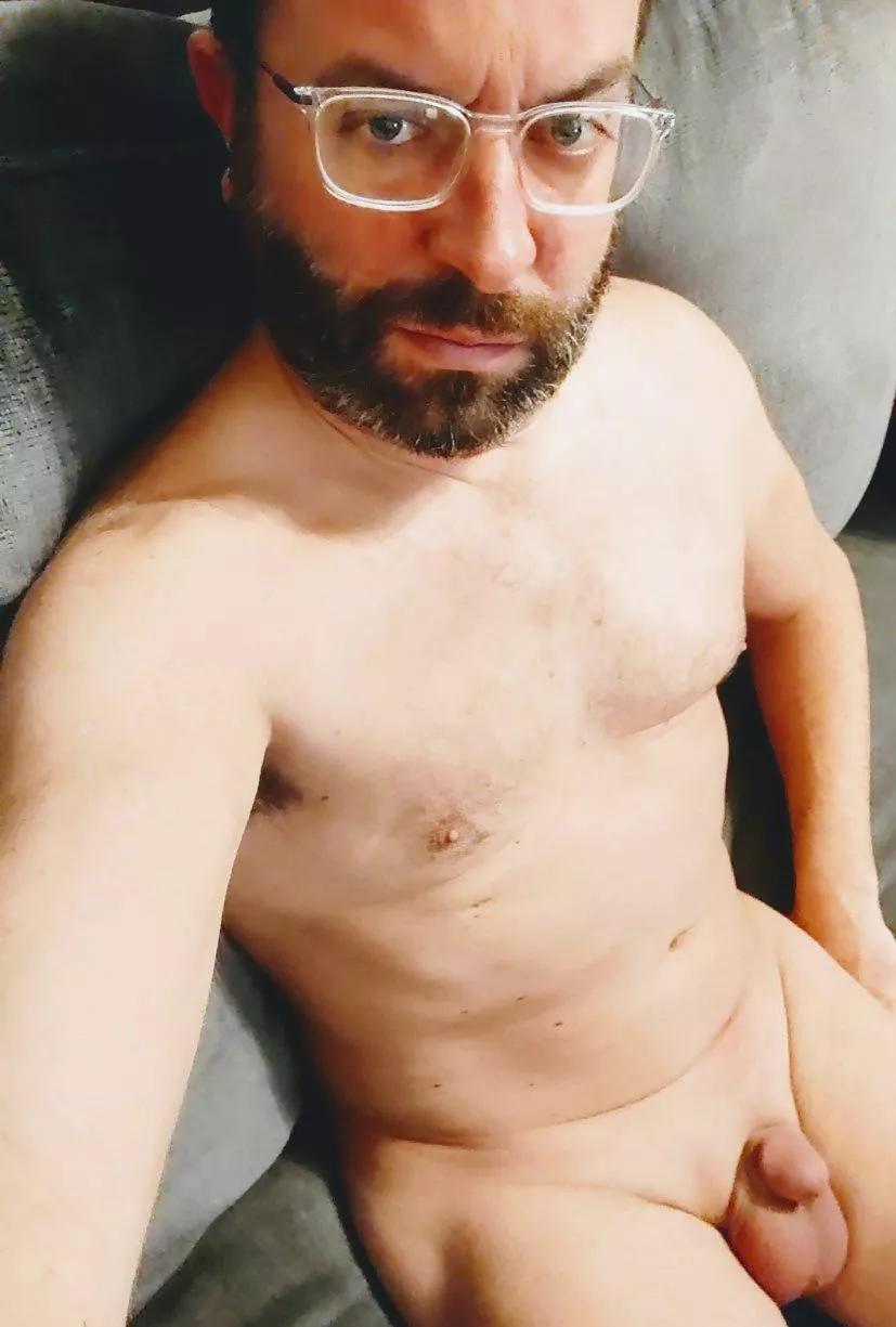 Relaxing tonight, nude as always. Thoughts? posted by ATNNudist