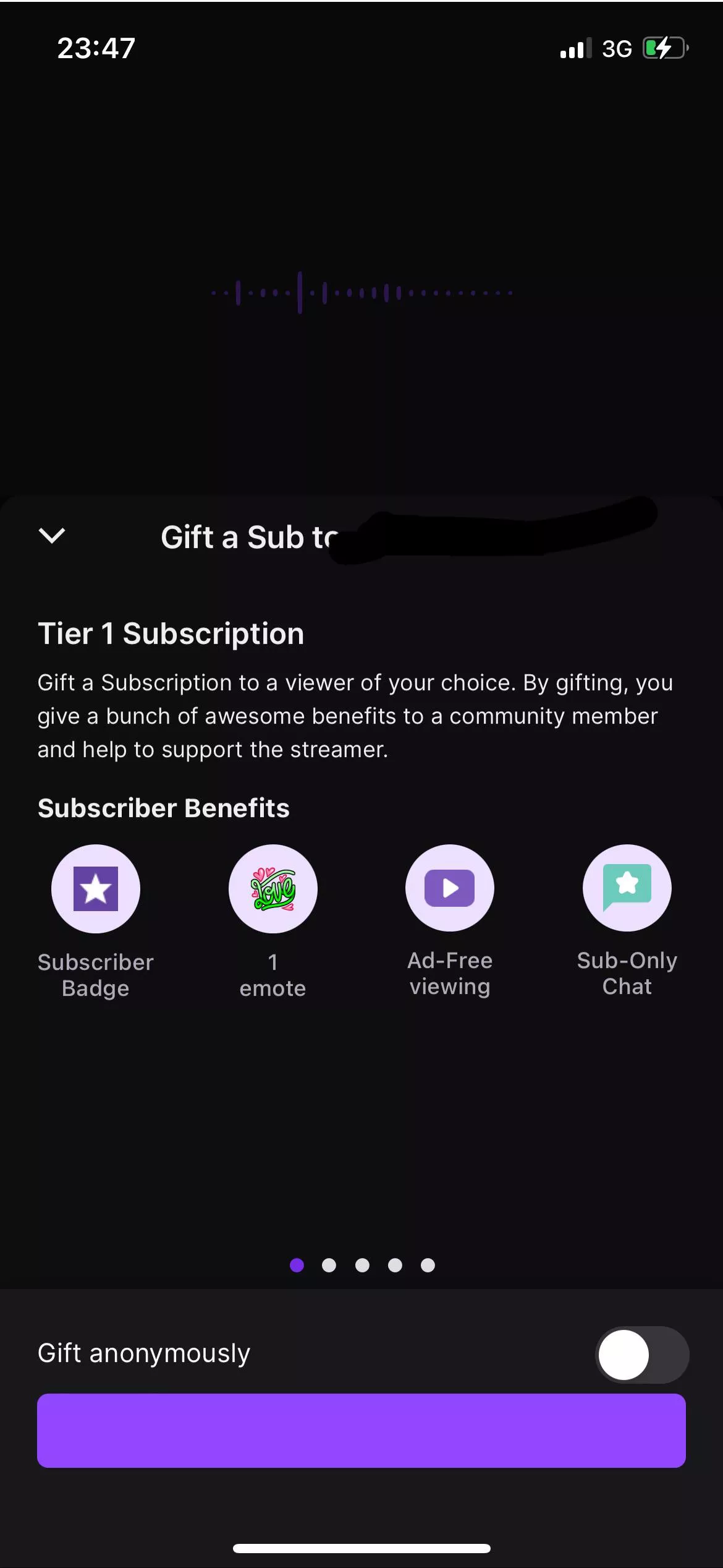 Struggling to Gift A Sub posted by JACKLSTERN