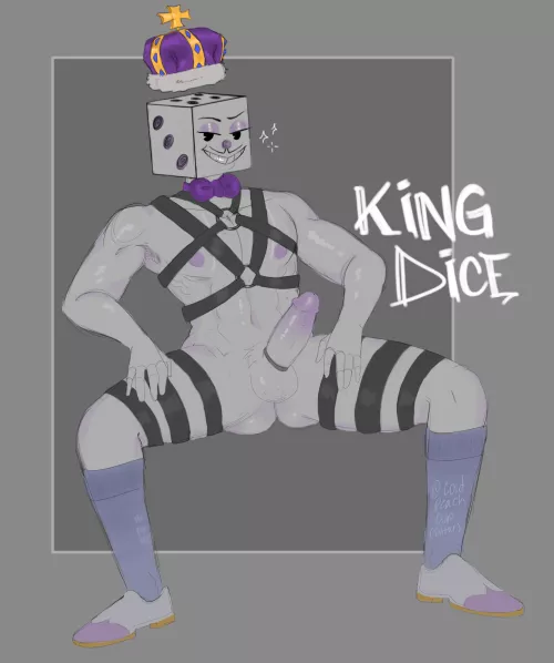 Thee Casino King 
(Game: Cuphead) 
(Art by me) by honeyjarrasmr