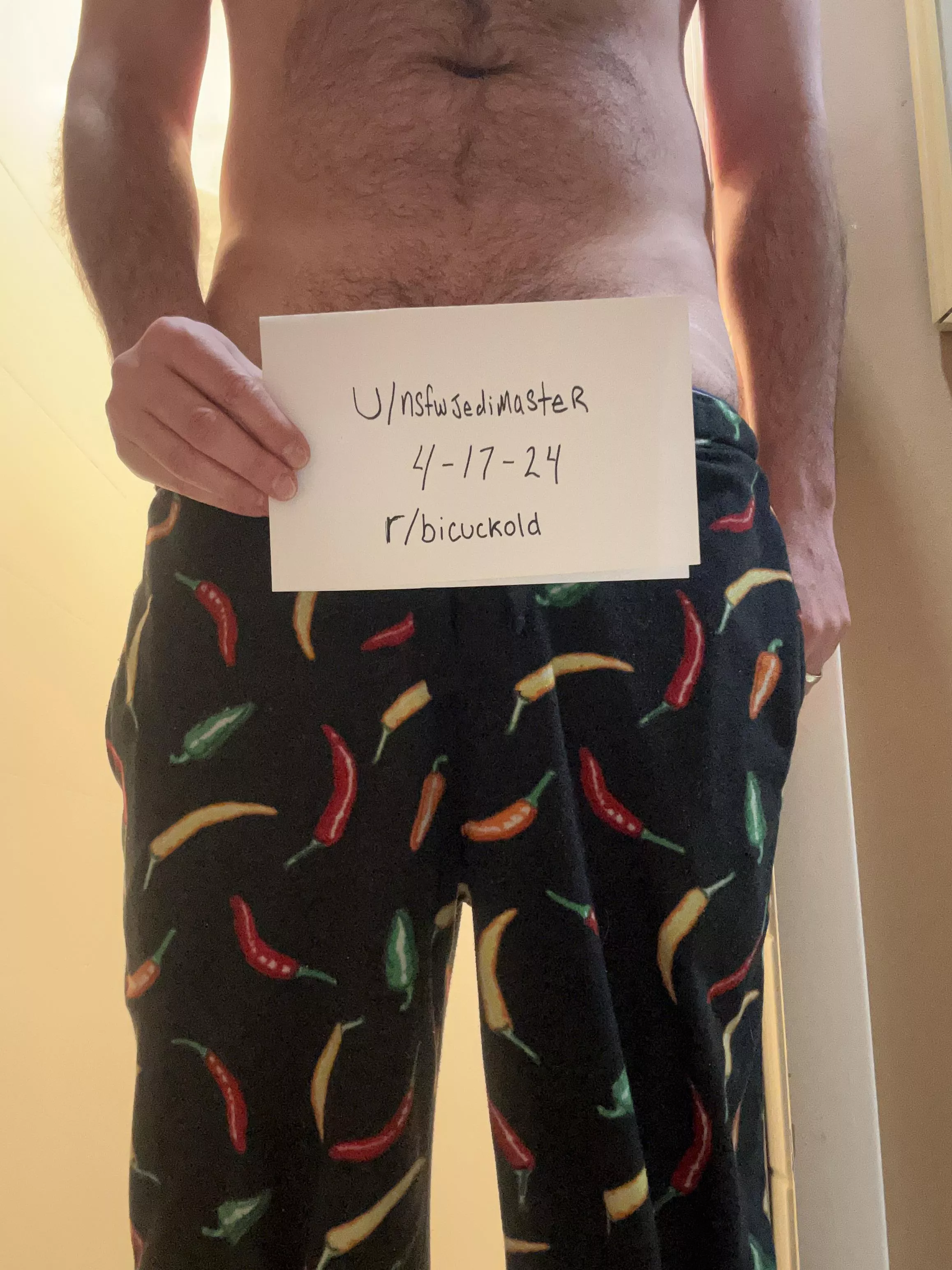 Verification post! 😇 posted by nsfwjedimaster