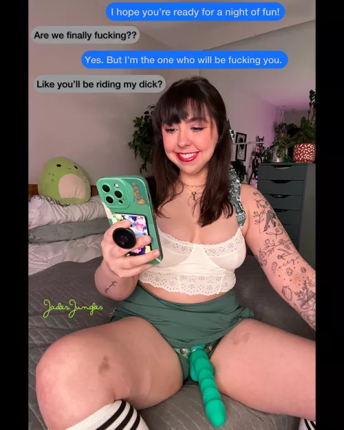 What would your reaction be if you came over to my place expecting to fuck me but find out I’ll be the one fucking you? by Jadesjungles