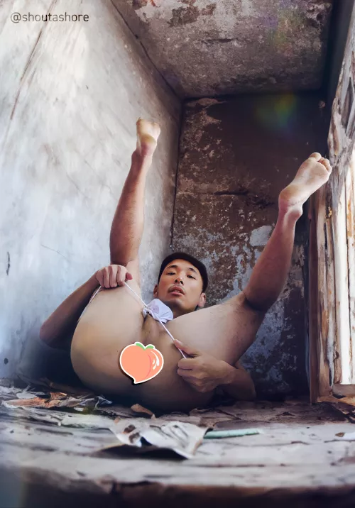 👀👀👀A boy is exploring the unknown. What would you do if you found him here? 👀👀👀 by shouta_shore