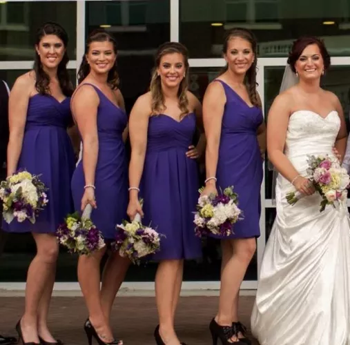 After the ceremony, the Bride and 3 attendants have a great outdoor photo session. Album IC by Dull_Junket_619