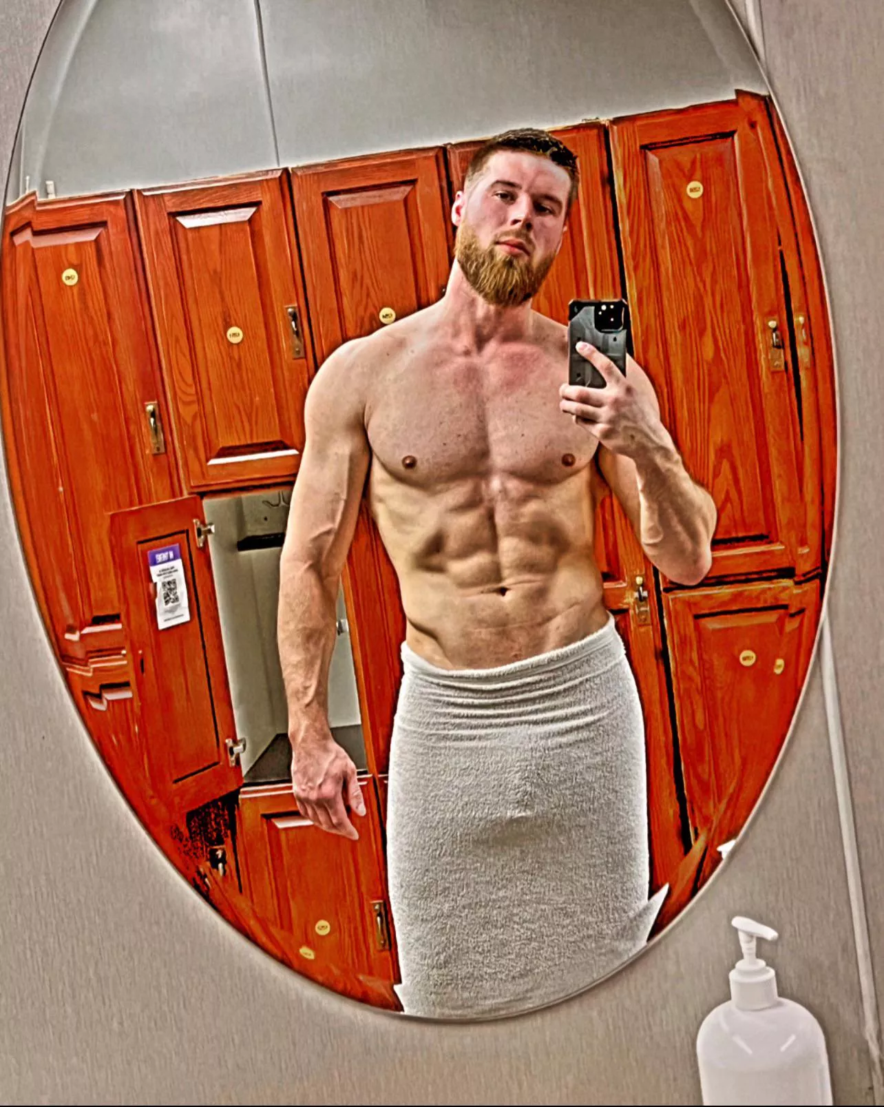 🥵 and sweaty from the sauna posted by Leather_Banana6033