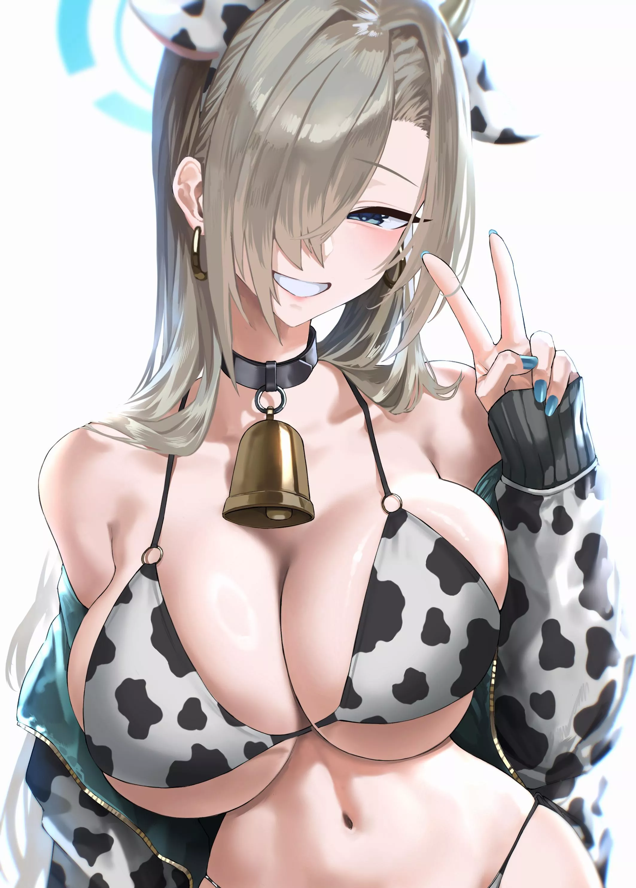 Asuna rapture in cow print bikini (kazaneWind) [Blue Archive] posted by elegantloveglimmer