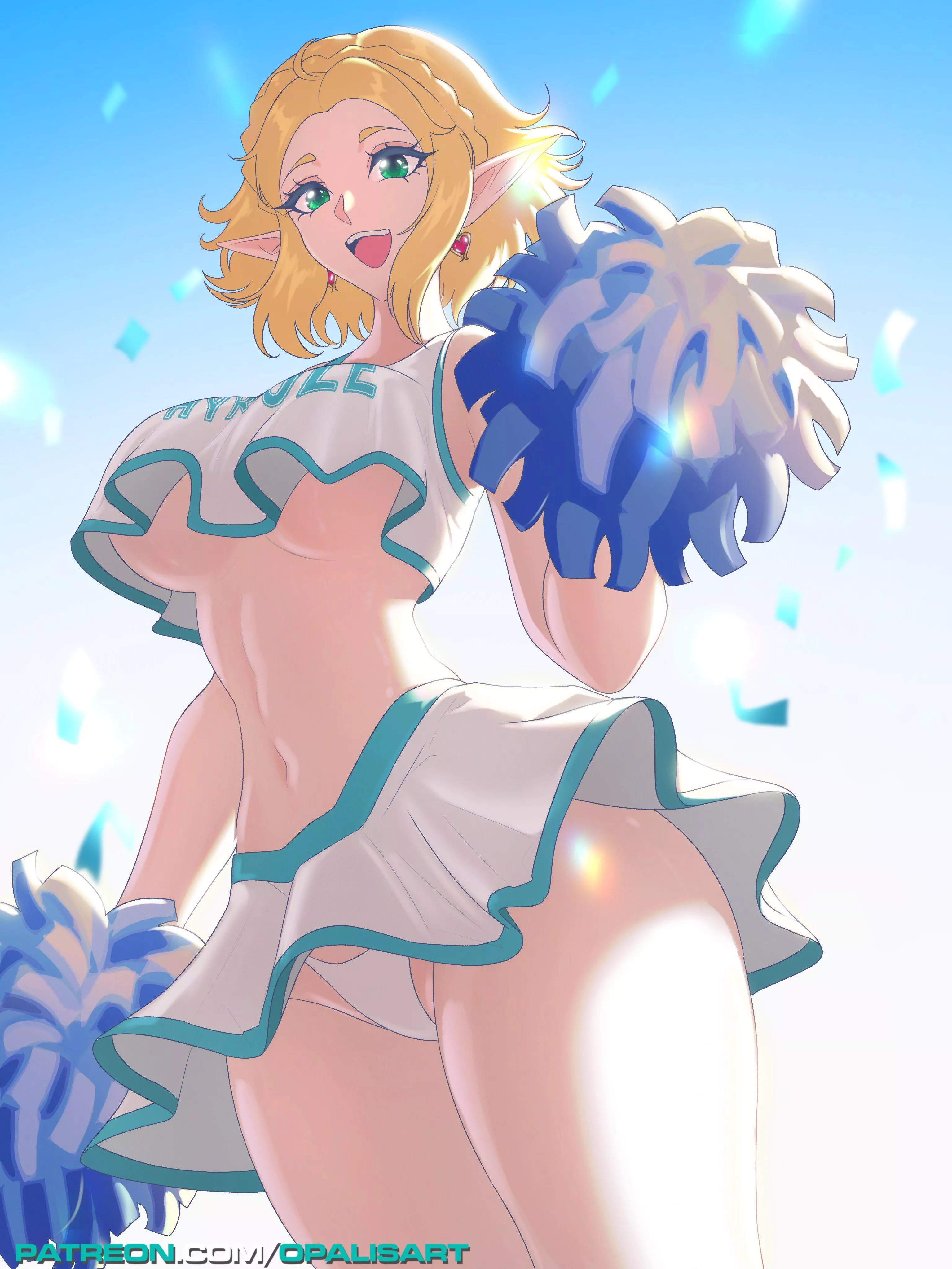 Cheerleader Zelda posted by Terran117