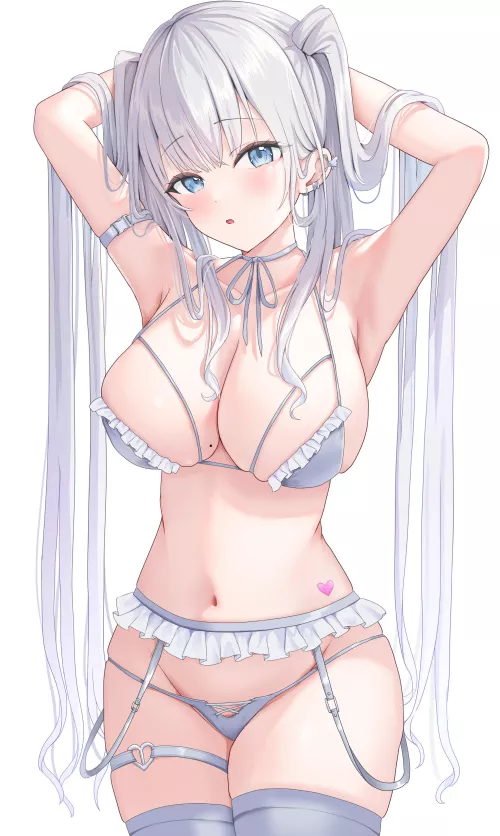 Fixing up her hair by marxsander2016