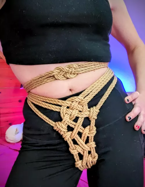 I made a decorative hip tie ❤️ by kinkyerica1