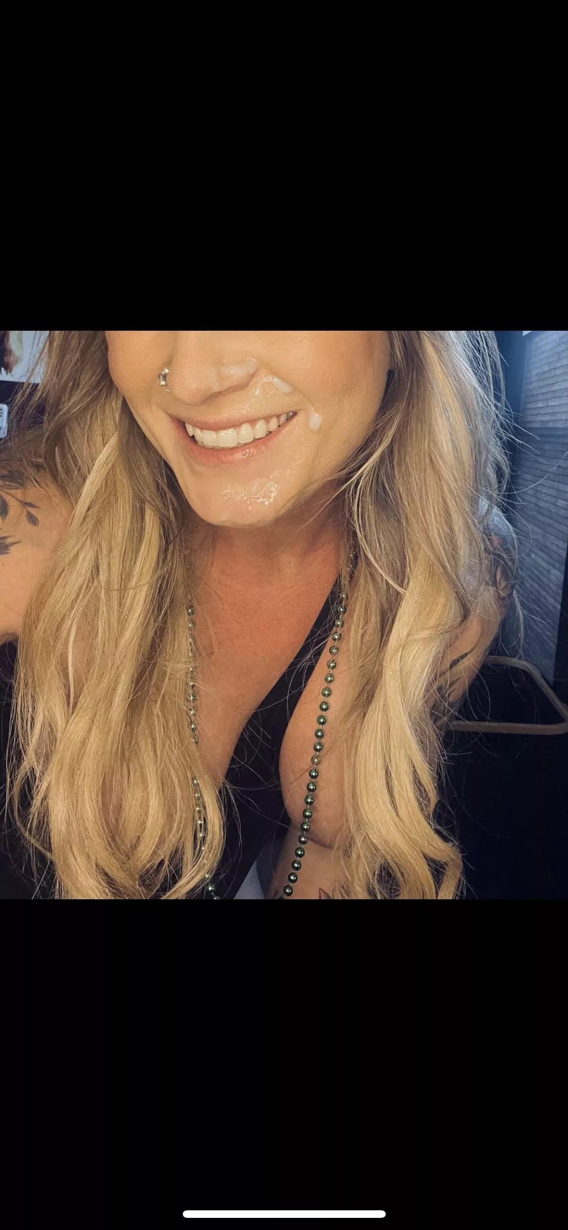 I think some went up my nose! posted by Blonde_BabeOF