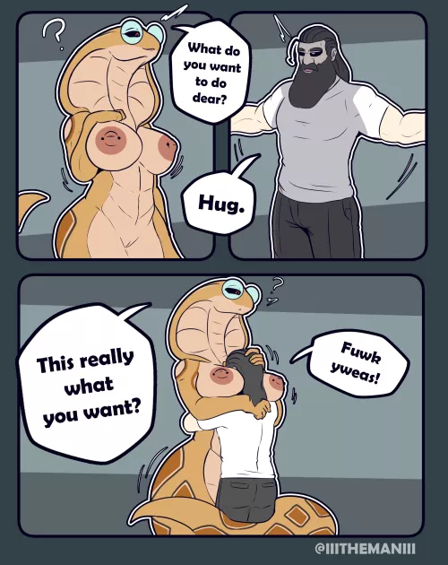 I’m a simple man [MF] (The Man) by 5headedragon