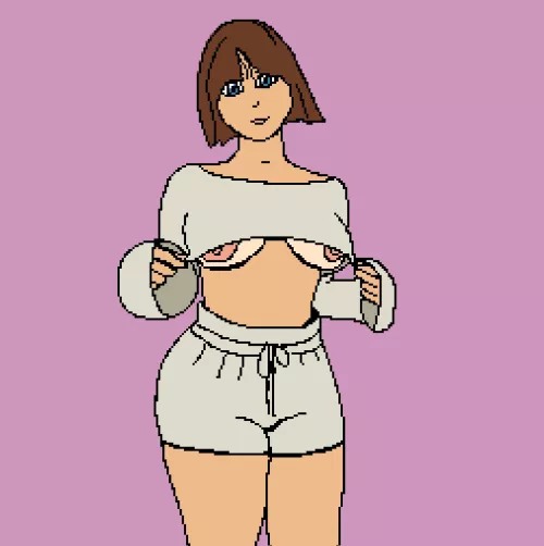 Just a peek by troubledpelican