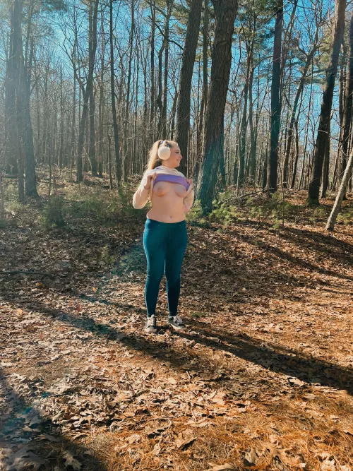 Just me and the trees, no one else to judge. by Thespacebimb0