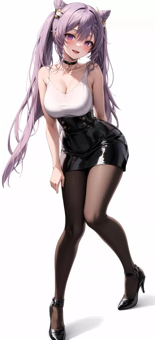 Keqing [Genshin Impact] by CheetahSperm18