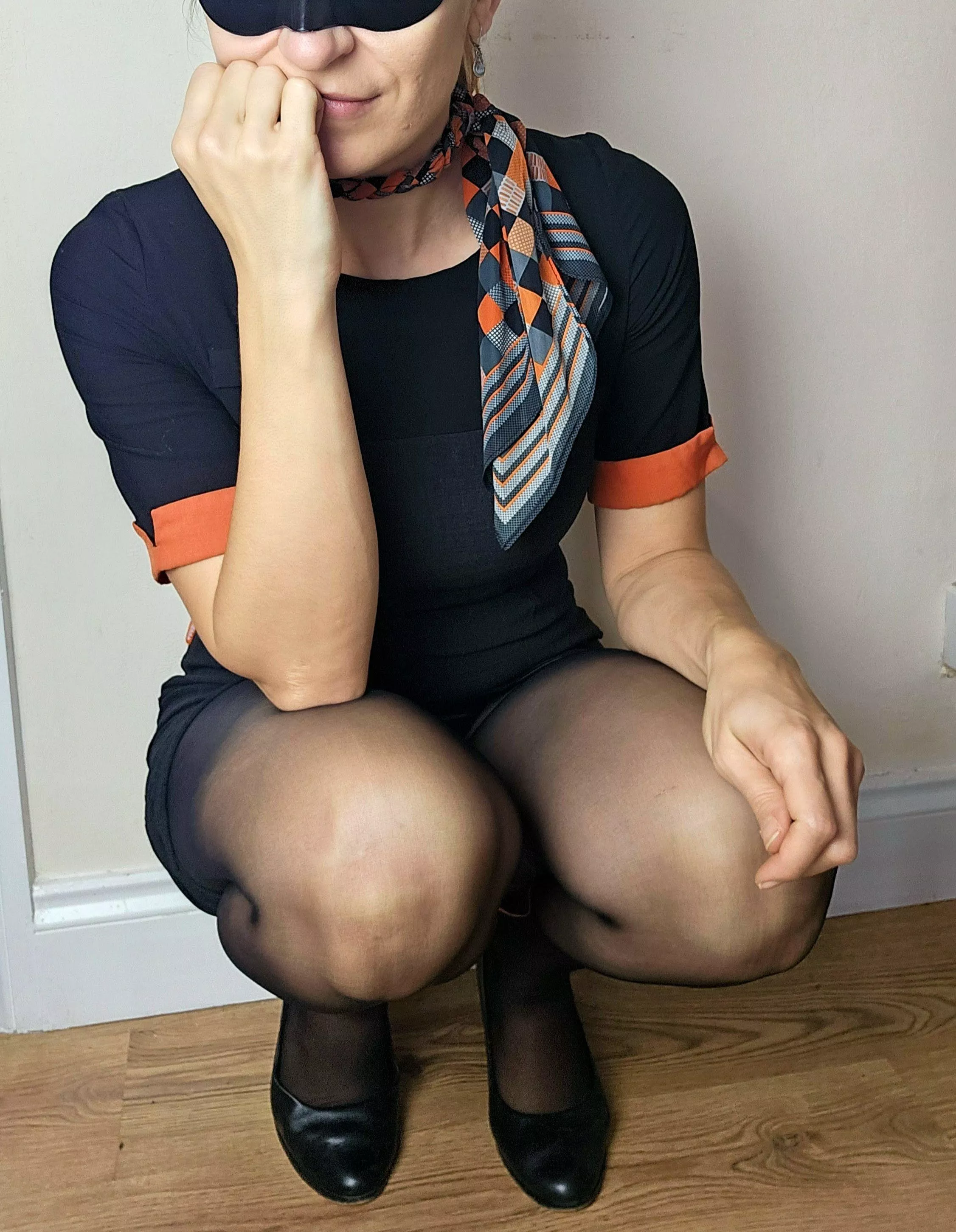 Love the feel of tights against my skin posted by AirHostess666
