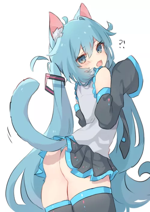 Miku-san please put on some cat ears by marxsander2016
