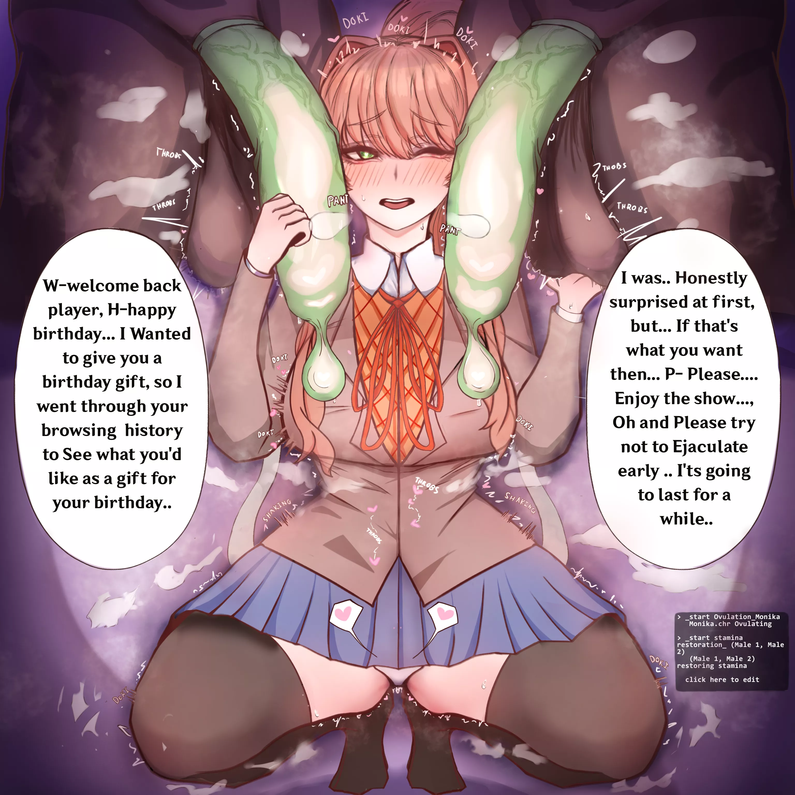 Monika's present posted by kinkylingky1