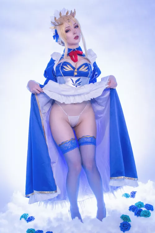 My Lewd Maid Artoria Lancer cosplay (Shiroktsne) by Weird-Doughnut7002