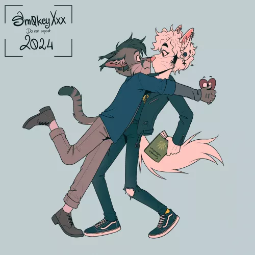 Sb on twitter posted frame from 'In a Heartbeat' and said to draw your ship like this, so I did by Sm0keyXxx