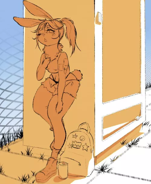 Summer heat (mine, quick work doodle, might clean up later) by aint_straight