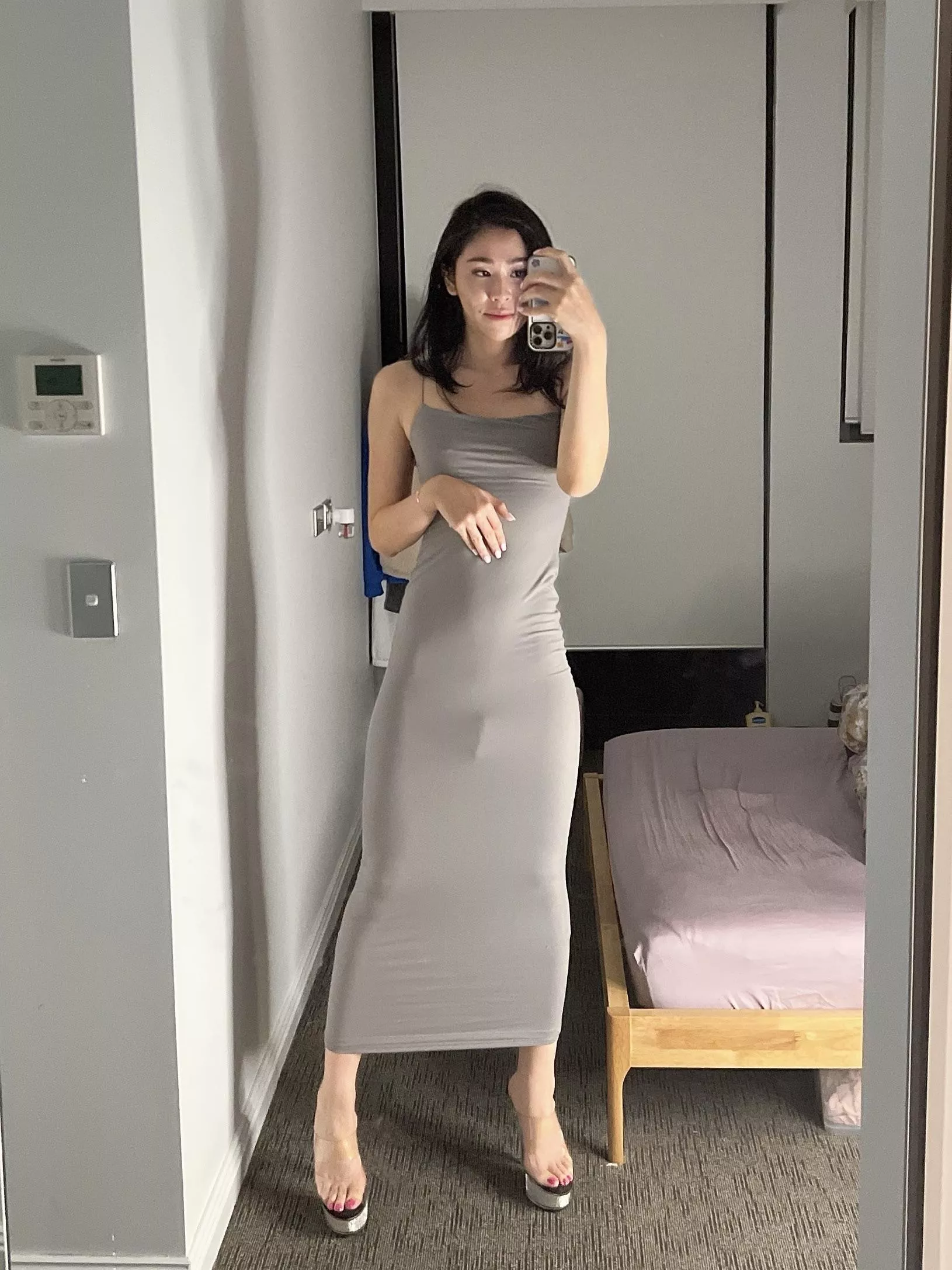 Would you mind if I go out with you in this dress🥺 posted by khloekiss97