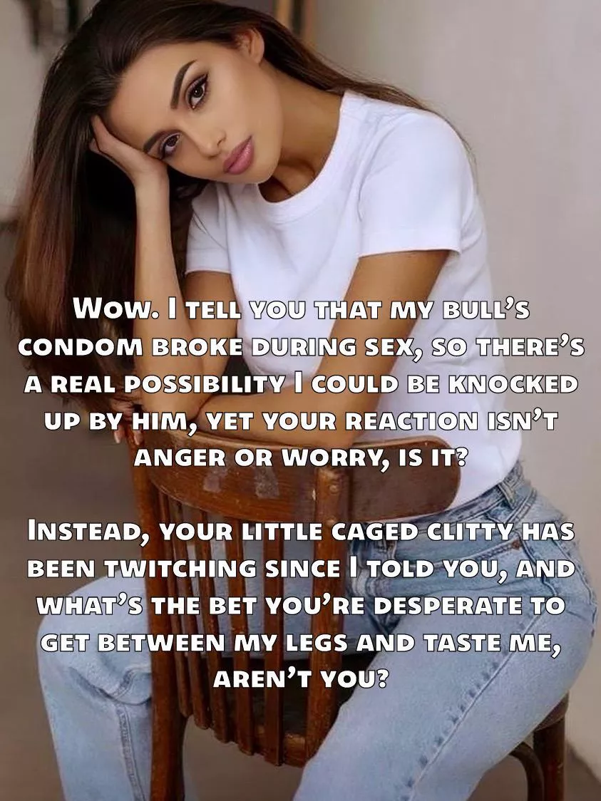 A $100 piece of plastic locked on your cock and this is what happens! What’s next???  posted by biffa_b_