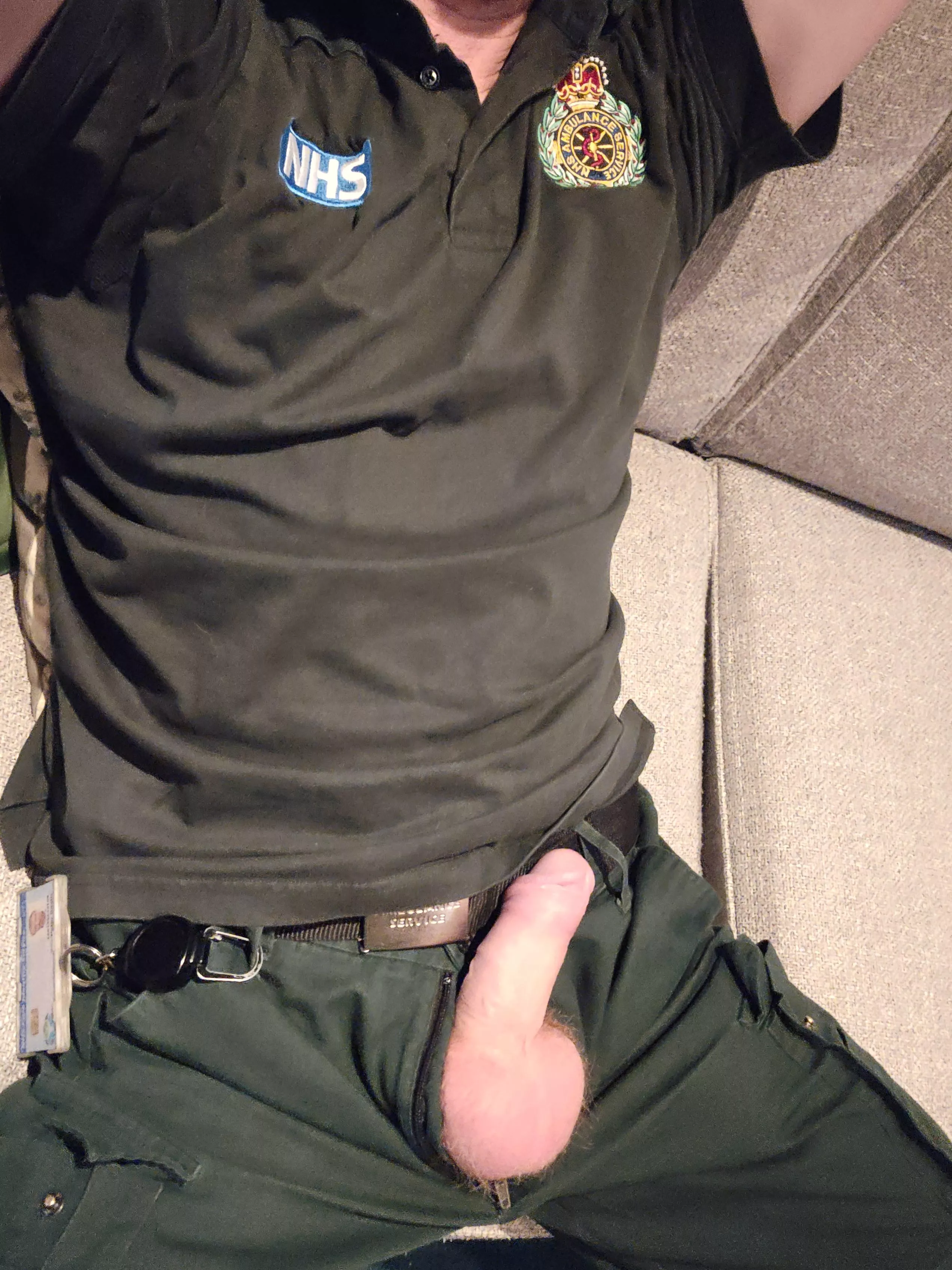 Chilling on the sofa after a long shift posted by ResearchNo346