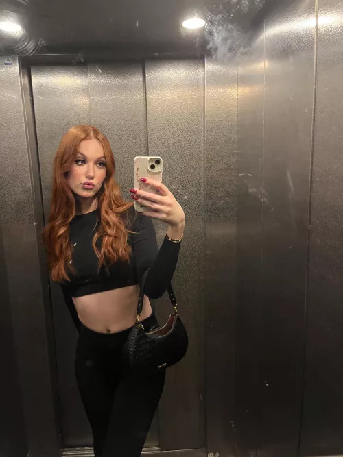 do you like my new croptop in black ? :) by cutelittlelina