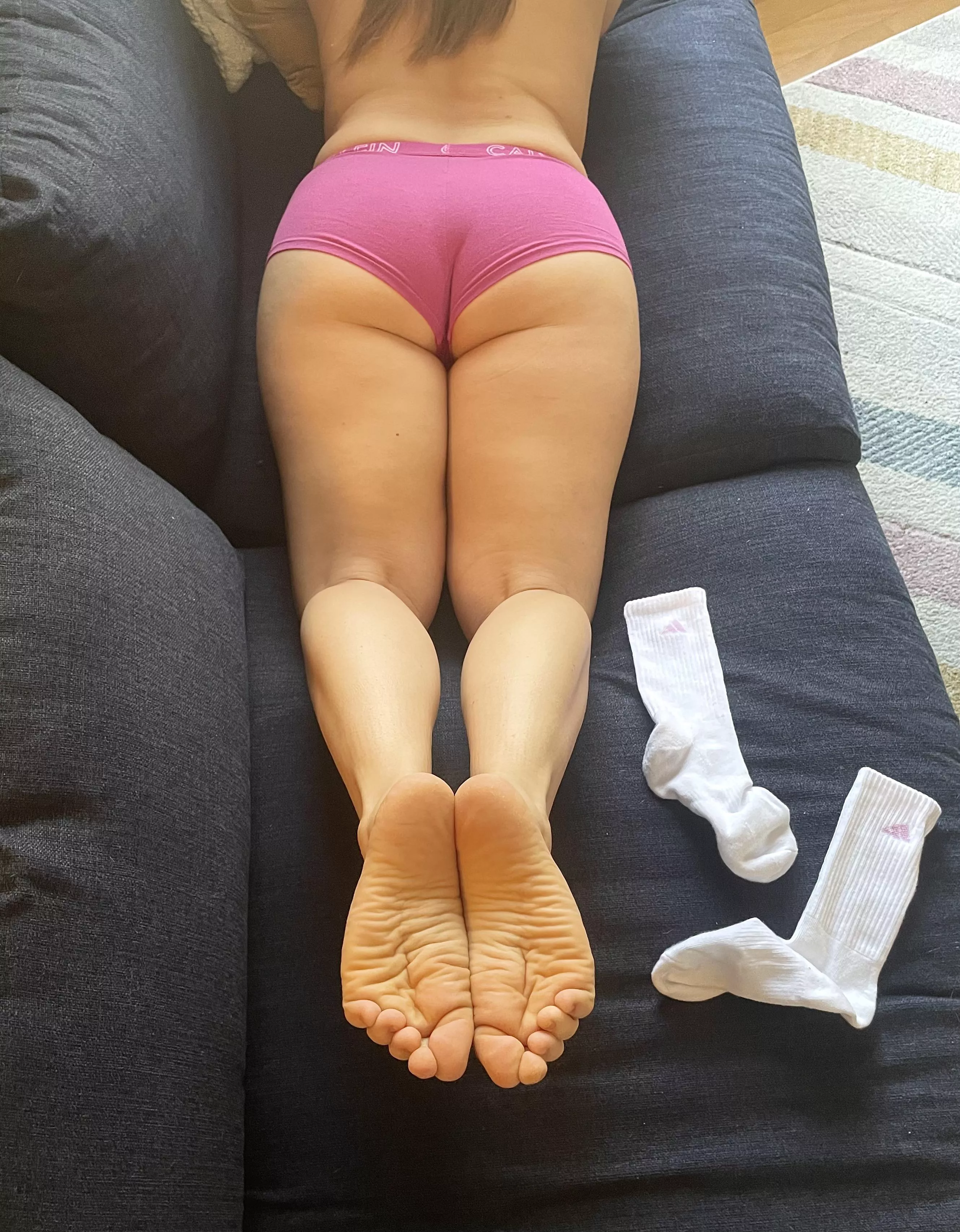 Do you want my socks or my feet? posted by ShyBunny1989