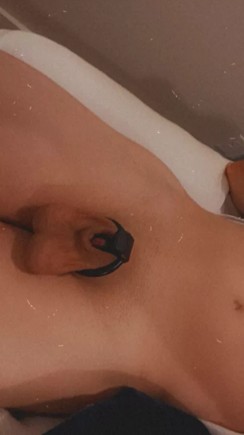 Does anyone everyone like my new cage 😣 by FemboyFriday13