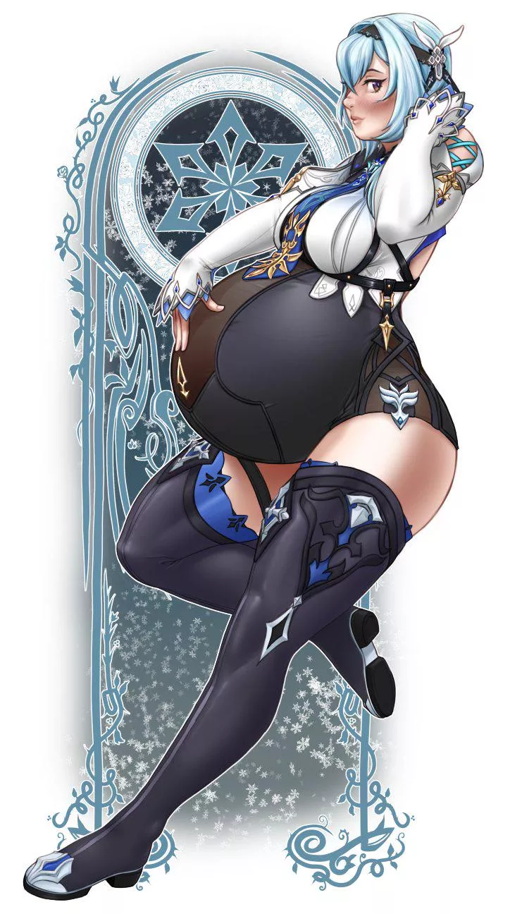 Eula getting started on a new clan (@CShading) posted by HeavyLancerthe8th