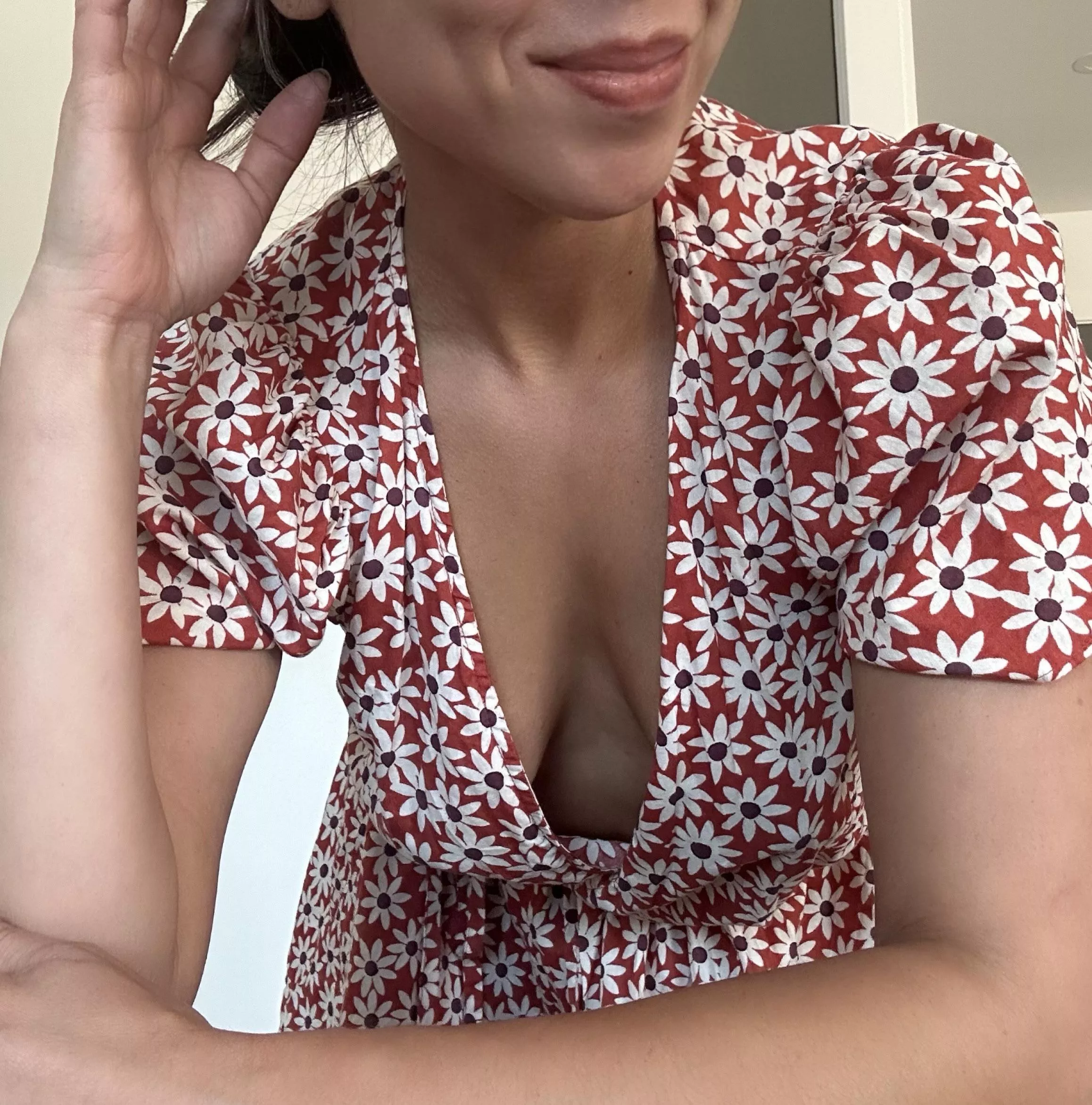 I love not wearing a bra under my dress  posted by Budget_Ad6317