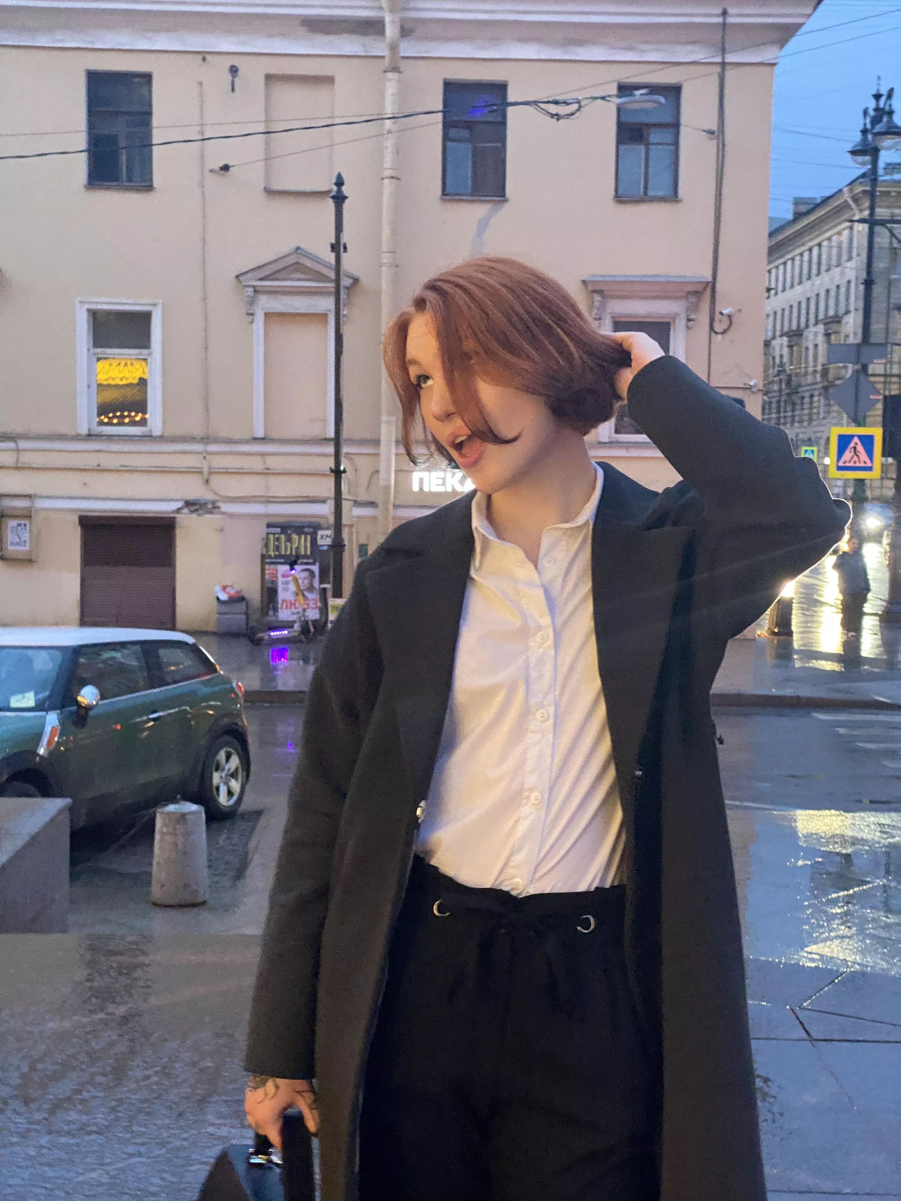 I love when it is raining. The air is so fresh in the city posted by RedHead_Kahasani