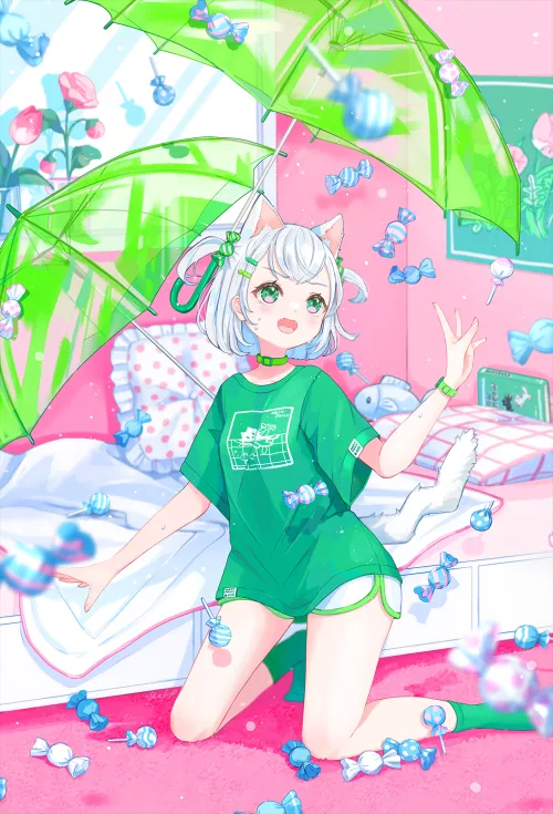 It's raining candy by marxsander2016