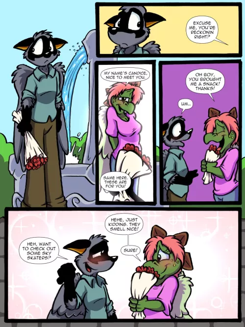 Jack - Flowers AND a meal, all in one! (art by Dave Hopkins) by DarkwingDude