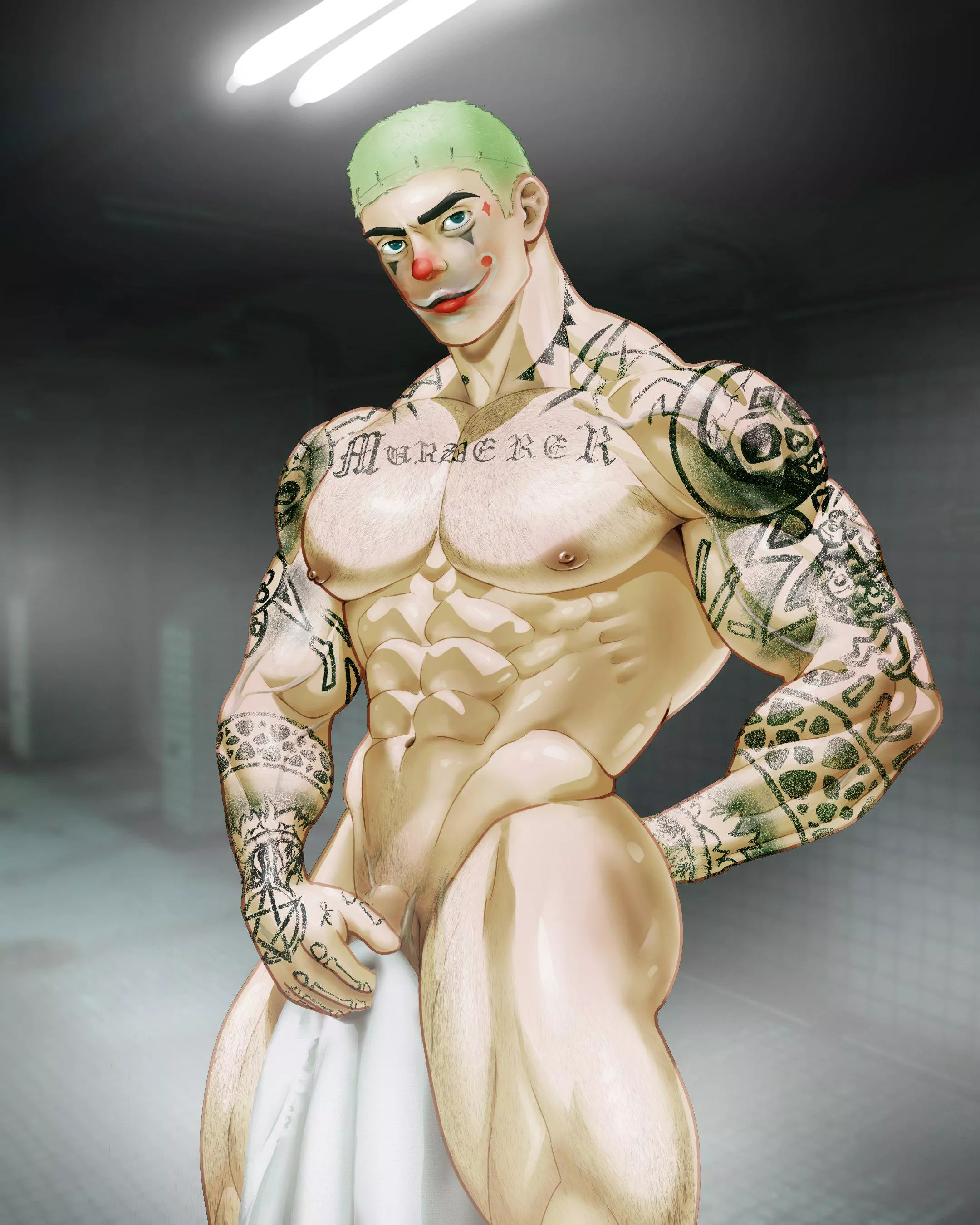 Joker Goon from Arkham Asylum (by painpeul4u) posted by painpeul4u