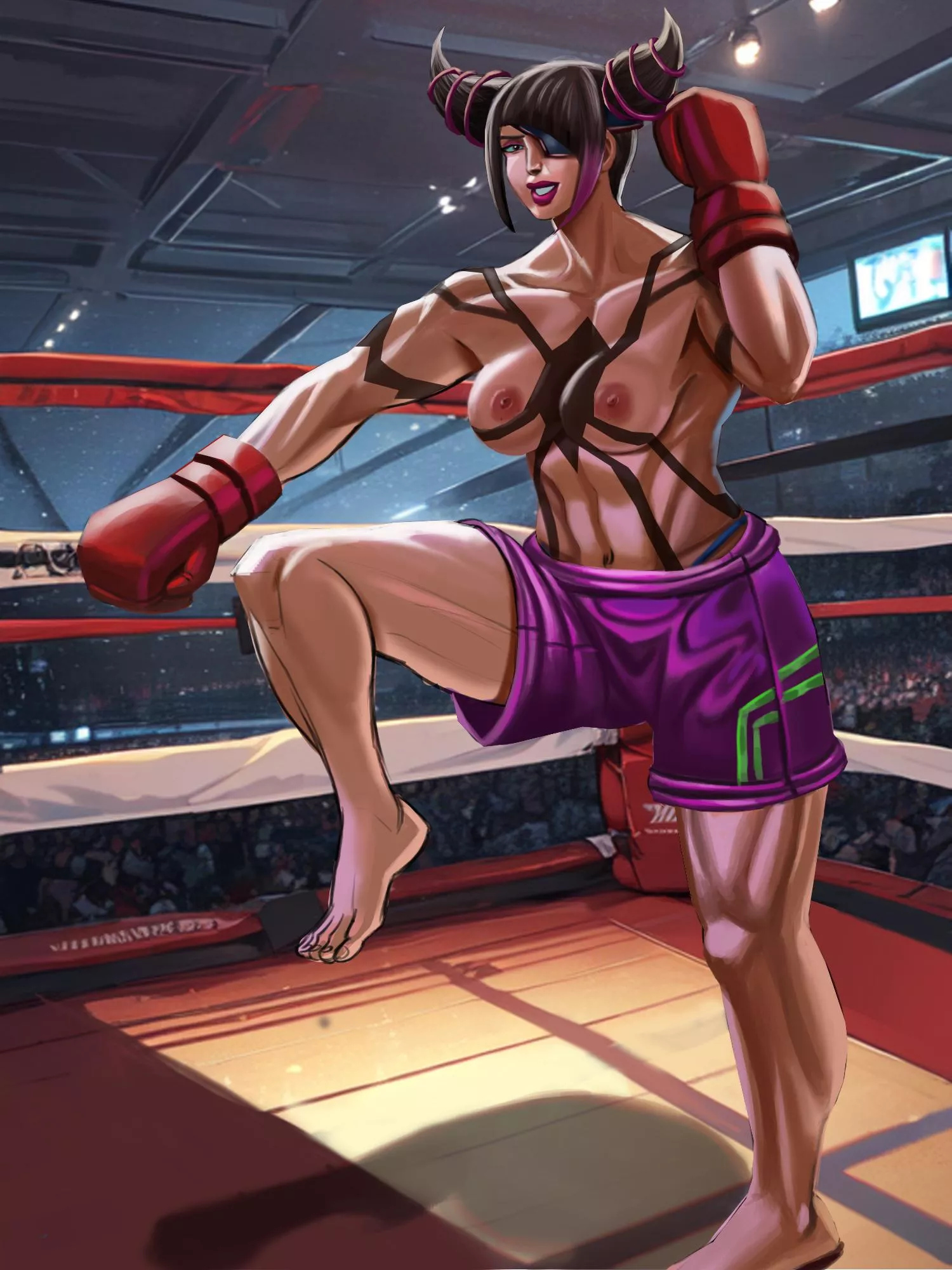 Juri Boxing Outfit (eliasmadekin) [Street Fighter 6] posted by eliasmadekin