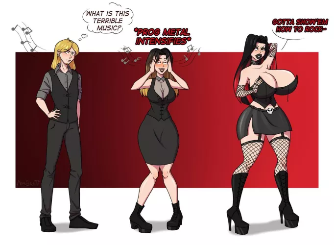 MTF Goth Bimbofication (Artist: Maxtyan-tf) by Ok-Mycologist-9073