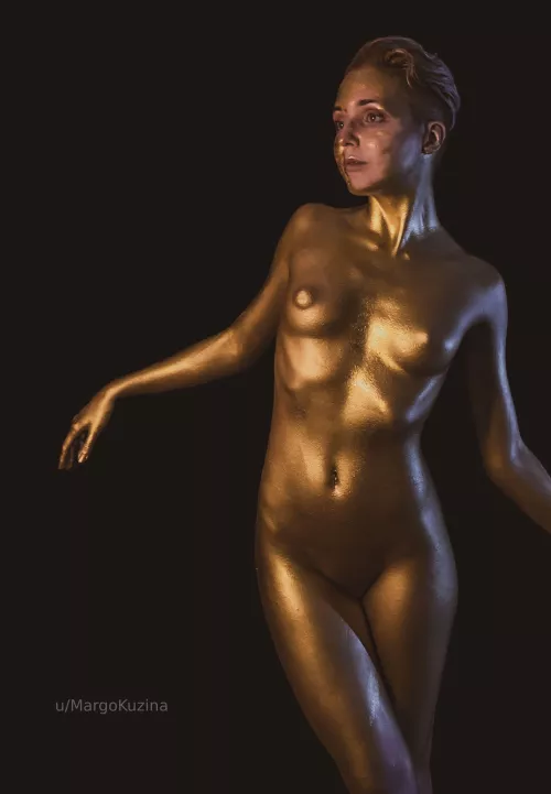 My tits in gold dust by MargoKuzina